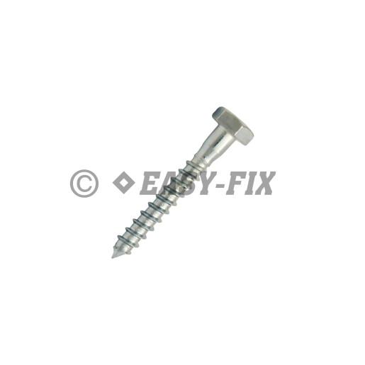 Şurub pt lemn cap hexagonal DIN 571 - 10,0x 70/55 ZA