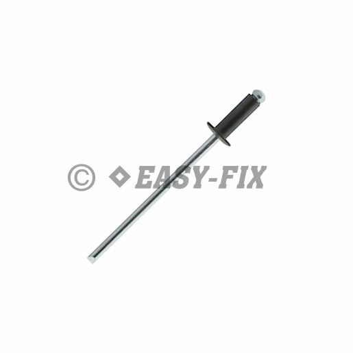 Nituri POP standard AL/Oţel -Ø 3,0x 8 mm RAL 9005-Negru (1.000 buc)