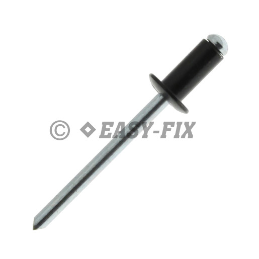 Nituri POP standard AL/Oţel - Ø 4,8x10 mm RAL9005 (500 buc)