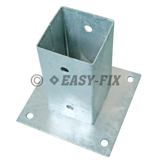 Suport stâlp cămăsuială aplicată - 101x150x150x2.0mm - ZT