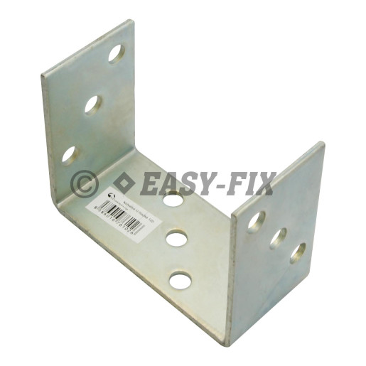 Suport stâlp U simplu -  91x100x 60 mm ZA