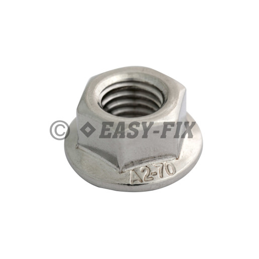 Piuliţă hexagonală cu flanşă DIN 6923 -M10 Inox A2 (100 buc)