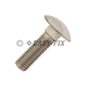 Şurub cap bombat torbant DIN 603 M 8x 50 Inox A2 (100 buc)