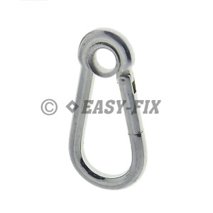 Carabină cu inel DIN 5299E - Ø 7 x 70mm ZA