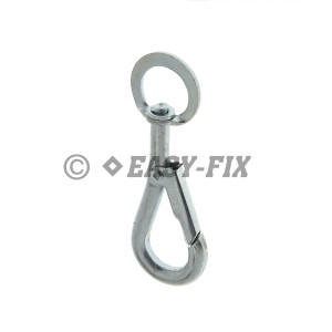 Carabină cu inel rotativ - Ø 5mm - ZA