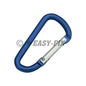 Carabină din aluminiu tip D Ø 7 x 70mm - Albastră