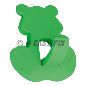 Cuier plastic 90x80x45mm - Urs - Verde