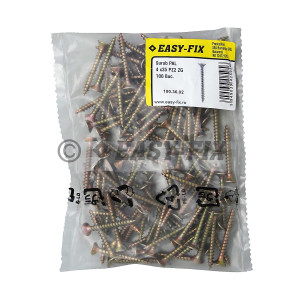 Şurub pt PAL şi lemn cap înecat 4,0x35 ZG PZ2 (100 buc)