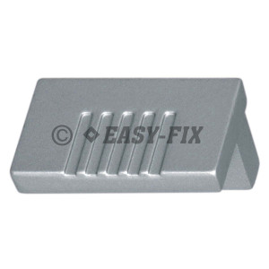 Buton metalic 480.81 - 39x23x23mm - Cromat Satinat