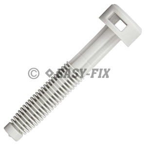 Diblu rapid cu lamele pt fixare cabluri 6x40 - Alb (10 buc)