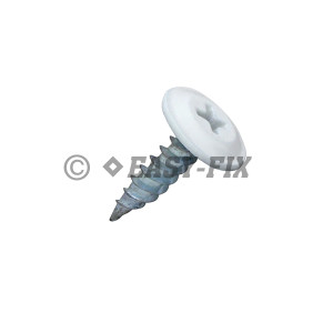 Şurub cap plat dublu filet 4,2x14 RAL 9010 - PH2 (1.000 buc)