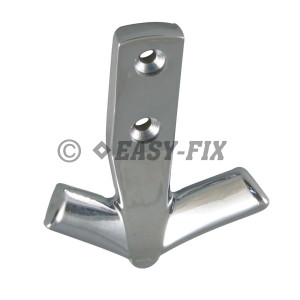 Cuier aluminiu 2 carlige 495.46 - Cromat