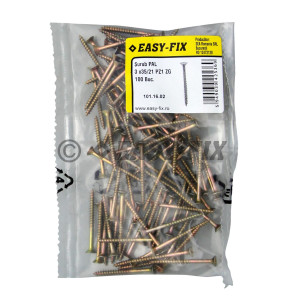 Şurub pt PAL şi lemn cap înecat 3,0x35/21 ZG PZ1 (100 buc)
