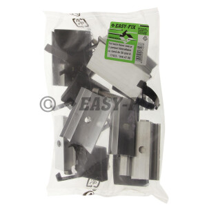 Set Baza pentru fixare 3 panouri fotovoltaice 35mm sina/ profil tip A