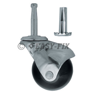 Rotilă Ø40 mm cu bilă si pivot BC40-8x38 - Negru