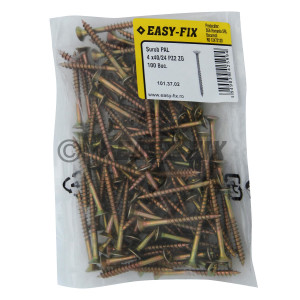 Şurub pt PAL şi lemn cap înecat 4,0x40/24 ZG PZ2 (100 buc)