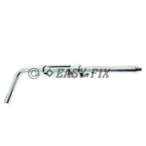 Zavor pentru porti L500mm - Zincat Alb