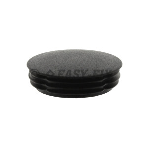 Capac plastic pentru teava rotunda  D 26,9 mm (3/4") -  Negru