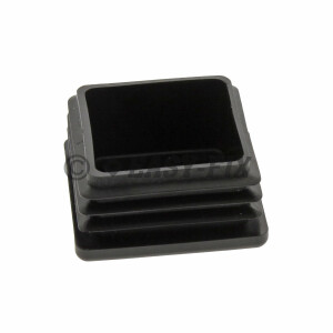 Capac plastic pentru teava patrata  70 x 70 mm - Negru