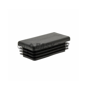 Capac plastic pentru teava rectangulara  30 x 20 mm - Negru