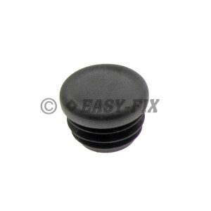 Capac plastic pentru teava rotunda  D 26,9 mm (3/4") -  Negru