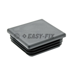 Capac plastic pentru teava patrata 100 x100 mm - Gri RAL 7024