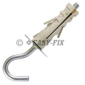 Ancoră din nylon Ø 9 cu cârlig tip C - M 4x40 ZA (100 buc)