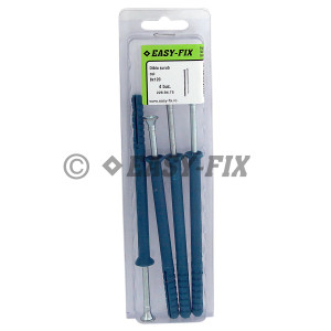 Diblu şurub cui Înecat Tip Z -  8 x120 Nylon Blue