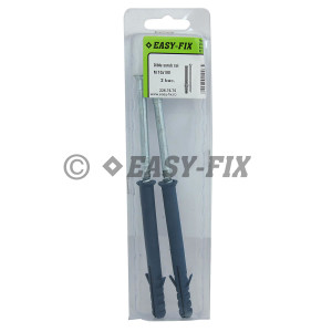 Diblu şurub cui Înecat Tip W - 10 x100 Nylon Blue
