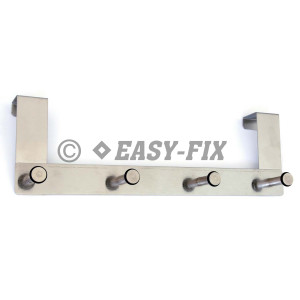 Cuier usa grosime 40mm, 4 carlige - 403x85x130mm - Inox
