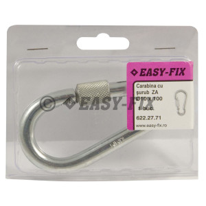 Carabină cu şurub DIN 5299D - Ø10 x100mm ZA