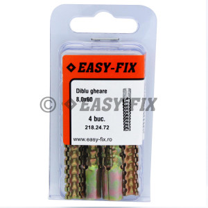 Diblu metalic cu gheare 8,0x60 mm ZG