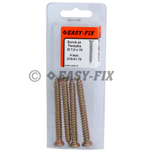 Şurub pt Montaj Ferestre - 7,5x 72 ZG - TX 30
