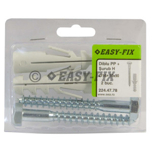 Diblu PP Ø16 şi Şurub H10,0x 90