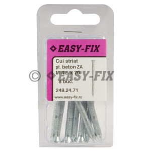 Cuie striate pt beton cu cap înecat - 4,5x 70 ZA