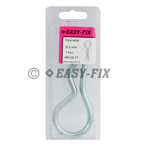 Siguranţă cu arc pt axe DIN 11024 A - Ø 6mm - ZA