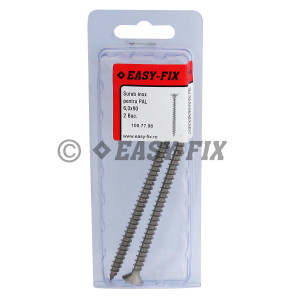 Şurub pt PAL şi lemn cap înecat 6,0x 90 Inox A2 PZ3
