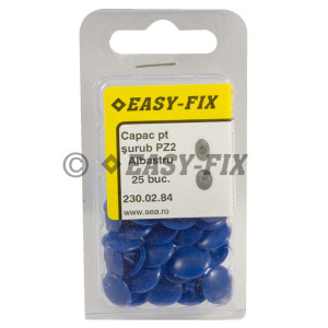 Capac plastic pentru cap înecat  PZ2 - Albastru