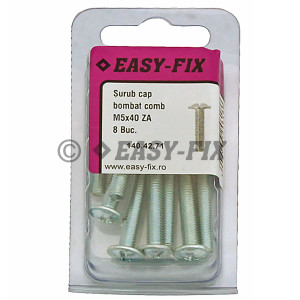 Şurub cap bombat combinat M 5x 40 ZA