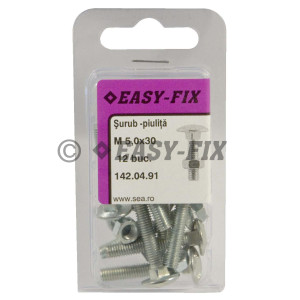 Şurub DIN 603 - M 5 x 30 ZA şi Piuliţă