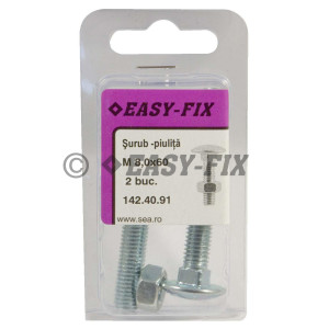 Şurub DIN 603 - M 8 x 60 ZA şi Piuliţă