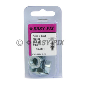 Şurub DIN 603 - M10 x 50 ZA şi Piuliţă
