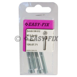 Şurub cap cilindric DIN 912- 8.8 M  5x 40/22 ZA SW4