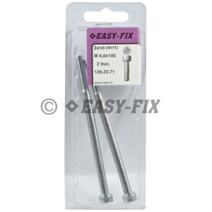 Şurub cap cilindric DIN 912- 8.8 M  6x100/24 ZA SW5