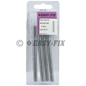 Tije complet filetate DIN 976 - M 8x100mm  ZA