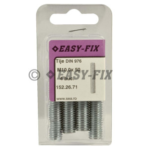 Tije complet filetate DIN 976 - M10x 50mm  ZA