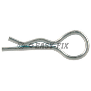 Siguranţă cu arc pt axe DIN 11024 A - Ø 4mm - ZA (50 buc)