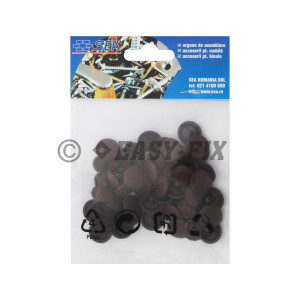 Capac plastic cu pin pt şurub cuplare - Maro