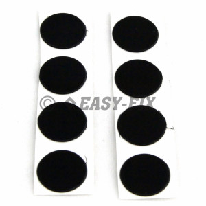 Capac mascare autoadeziv Ø 9mm Negru (60 buc)