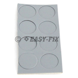 Capac mascare autoadeziv Ø13mm - Gri Închis (20 buc)